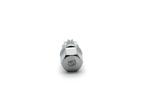 TEMO Abc1/11Pt 도난 방지 휠 잠금 러그 너트 제거 소켓 키 Vw 아우디용 - size: ABC1/11PT