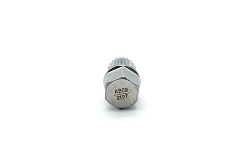 TEMO Abc9/21Pt Anti-Theft Wheel Lock Lug Nut Removal Socket Key for Vw Audi - size: ABC9/21PT