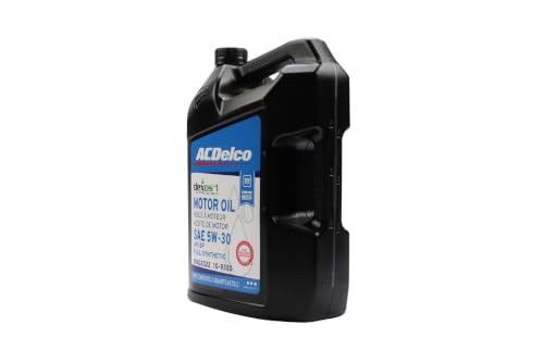 ACDelco GM Original Equipment 10-9330 (19432322) dexosTM1 GEN 3 Full Synthetic 5W-30 Motor Oil - 5 qt