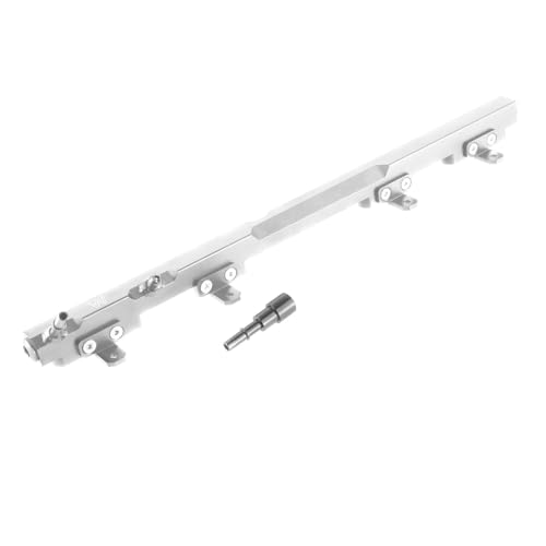 Billet Fuel Rail Replacement for 1997-2001 Jeep Wrangler TJ Cherokee XJ 4.0L1998 1999 2000 01 97 98 Aluminum Billet Fuel Rail