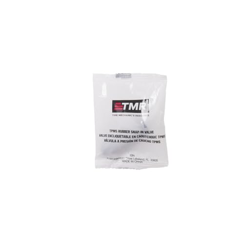 Tire Mechanic's Resource TPMS Rubber Snap-in Valve Stem for Dodge, Jeep, Toyota, Honda, Acura, and Kia (25pk), Square Key