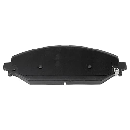 TRQ Front Ceramic Brake Pad Set Includes Contact Point Grease and Hardware - style: BFA14300