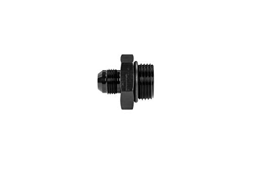 Aeromotive 15648 Black Fitting, AN-12 ORB to AN-08 Flare - size: AN-08, style: ORB-12
