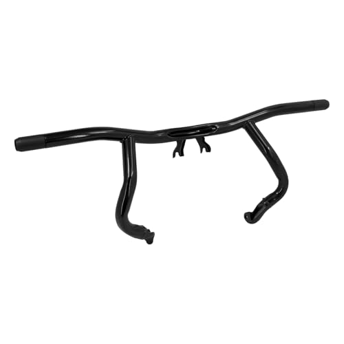 Engine Guard Flat Out Crash Bar for Harley Touring Street Glide Road Glide Road King Electra Glide CVO Ultra Limited Black 2014-2025 - color: Black