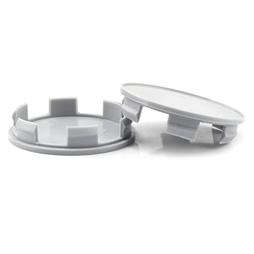 RTrhinoTuning 4pcs 70mm/64mm Wheel Center Caps Compatible with Element/Odyssey Alloy 5 Spoke Accord/CR-V Wheel OD:70mm/2.76",ID: 64mm/2.52" Rim Cap Gray Base - color: Gray