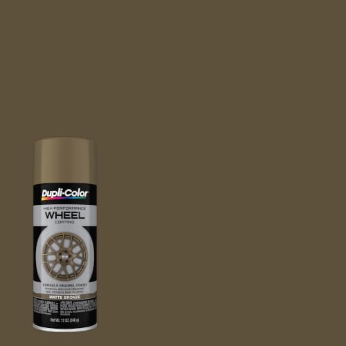 Dupli-Color Wheel Paint, Matte, Bronze, 12 oz - color: Bronze, size: 1 Count (Pack of 1)