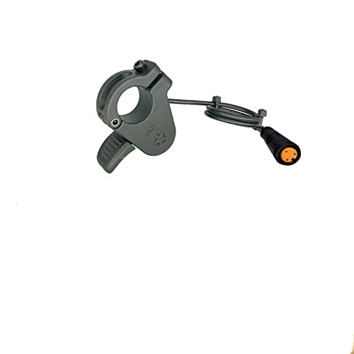 LGEGE Thumb Throttle for BAFANG Motor Kit - 300x Finger Speed Accelerator Compatible with BAFANG Mid Drive Electric Bike, Waterproof 3PIN Female Plug for BBS01 BBS02 BBSHD Motor eBike