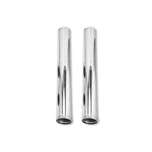 SUNROAD 8PCS 3" Aluminum Intercooler Tube, Universal Fit,Silver