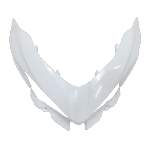 Unpainted White Front Cowl Upper Nose Fairing For Kawasaki 2018-2023 Ninja 400 EX400