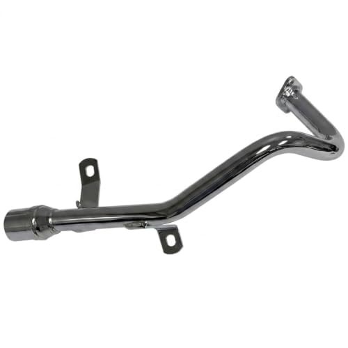 MMG Exhaust System Muffler, GY6 50cc, 10" Wheels, Carbon Fiber Finish