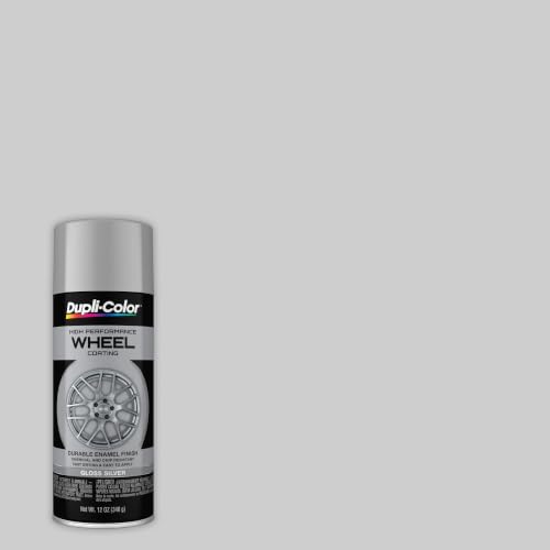 Dupli-Color Wheel Paint, Gloss, Silver, 12 oz - color: Silver, size: 12 Ounce (Pack of 1)