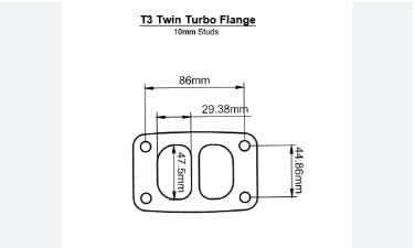 T04E T3/T4 Turbocharger Kit For 1.5L-5.0L Oil Cooled Turbo Engine
