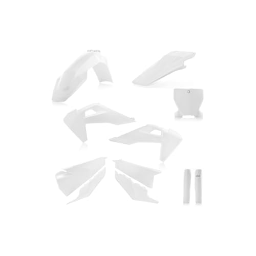 Acerbis Full Plastic Kit – Compatible with KTM – White - color: White