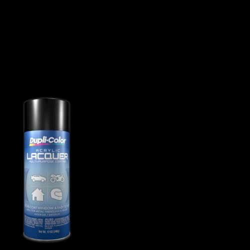 Dupli-Color Multi-Purpose Lacquer, Gloss, Black, 12 oz - color: Black, size: 12 Ounce (Pack of 1)