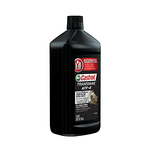 Castrol Transmax ATF+4 Automatic Transmission Fluid, 1 Quart, Pack of 6
