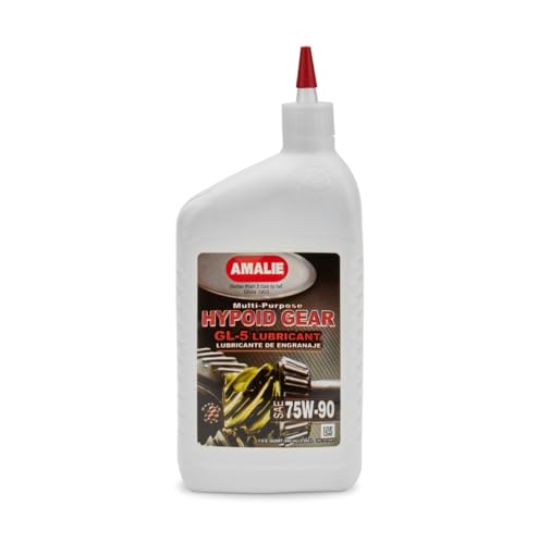 Amalie (73116-56) API GL-5 Certified 75W-90 Hypoid Multi Purpose Gear Oil - 1 Quart