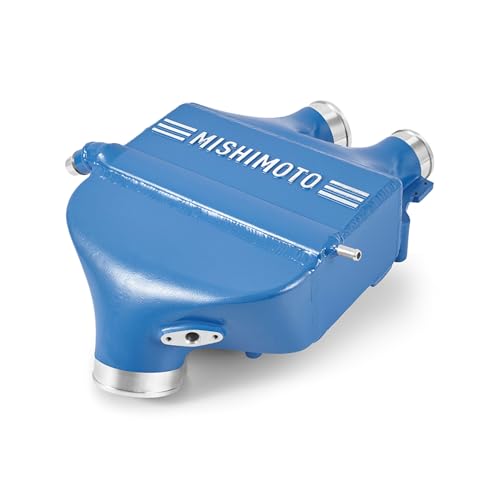 Mishimoto Air-to-Water Intercooler, BMW F8X M3/M4/M2, Yas Marina Blue - color: Yas Marina Blue