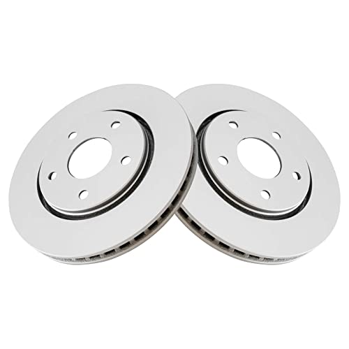 TRQ Front Rear Brake Rotor Set G Coated - style: BRA15440