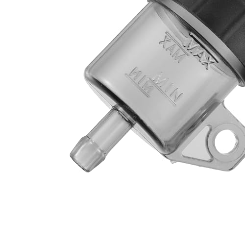 X AUTOHAUX Straight Motorcycle Master Cylinder Fluid Oil Reservoir 1 Pcs - color: Black