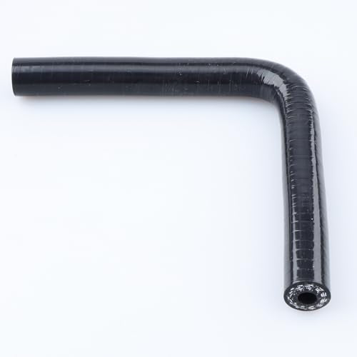 AC PERFORMANCE ID 1/4" 90° Degree Elbow Silicone Hose Coupler Black - color: Black, size: ID 1/4" (6mm)