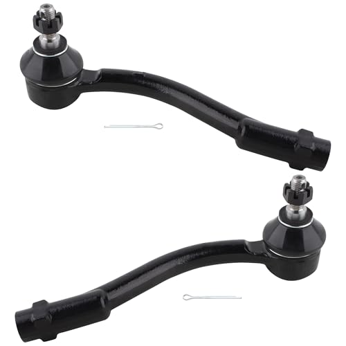 BOXI EV800365 ES800287 ES800288 Front Inner and Outer Tie Rod End Links Fit for Hyundai Accent 2006 2007 2008 2009 2010 2011 (Pack of 4)