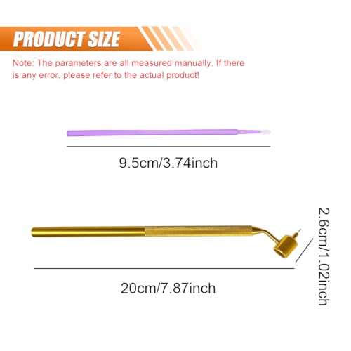YoRise 100PCS 0.5mm Car Touch Up Paint Pen, Fillable Detailing Fine Line Fluid Writer Applicator Pens, Paint Touch Up Pen, Automotive Scratch Repair Tool Kit (Purple)
