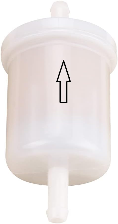 5/16" Inline Fuel Filter for Kubota 12581-43012 BX25 ZD21 BX2360 BX2370 BX23 BX24 BX23D BX2660 BX24D BX25 BX2660D BX2670 BX2350 BX2200 BX2230 ZD25 Lawn Tractor Mowers (2 Pack) - size: 2 Pack
