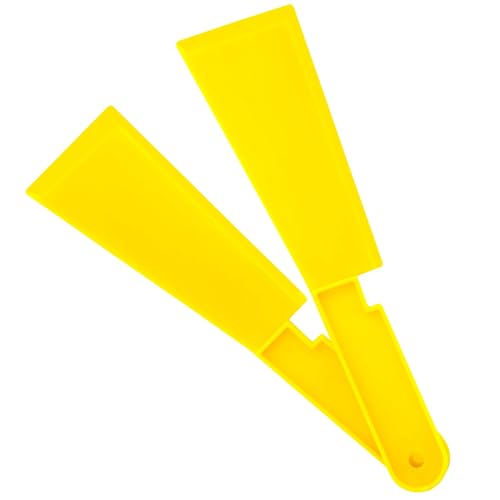 Custom Shop 3 & 6 Inch Wide, Long Handle Plastic Body Filler Spreader Tools