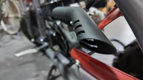 Mini Bike Exhaust Pipe Header Kit for Predator 212cc 224cc 196cc - size: black