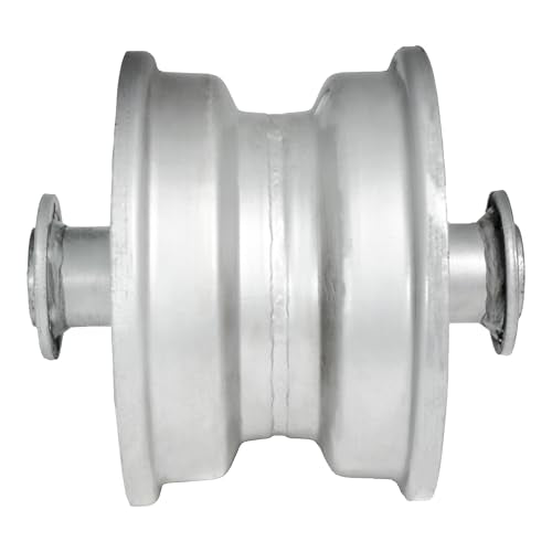 JMCHstore 6'' Wheel Rim for Coleman CT100U CC100X Mini Bike (Silver, Rear Rim) - size: Rear Rim