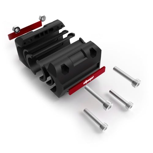 Xitomer 2 Pcs 22/25/28mm Motorcycle Engine Guard Bumper Crash Bar Sliders - color: Red