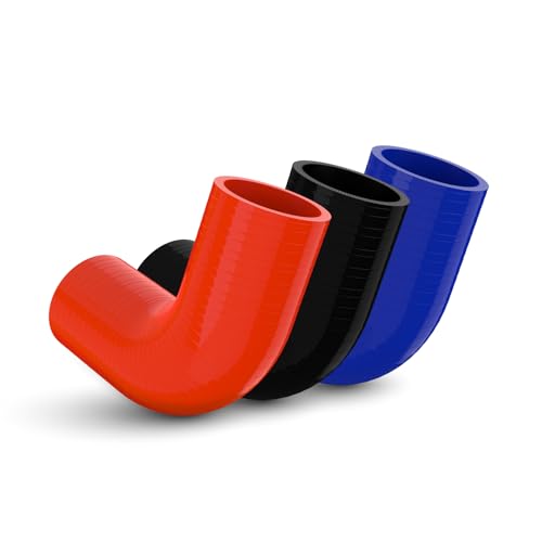 Endure 90 Degree Silicone Elbow Intake Hose 4-Ply, 2"(51mm) - Blue - color: Blue, size: ID - 2Inch(51mm)
