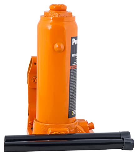 Pro-Lift 4 Ton Hydraulic Bottle Jack - Portable Car Jack 8000 Lbs Capacity with Pump Handle for Car Sedans SUV