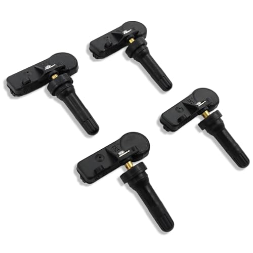 TPMS Sensor 315Mhz 4 PCS Tire Pressure Sensors Compatible with Ford 2005-2011 Escape Edge Expedition Explorer Flex Focus F-150 Fusion MKS MKT MKX MKZ Mazda Mercury Replace Part 6F2Z1A189A 7L1Z1A189A