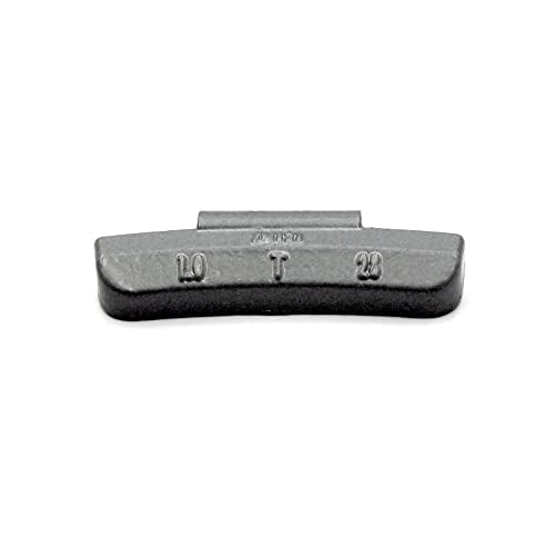 T Series Hammer on ZINC Wheel Weights Coated (1.0oz) Box of 100pcs - size: 1.0oz