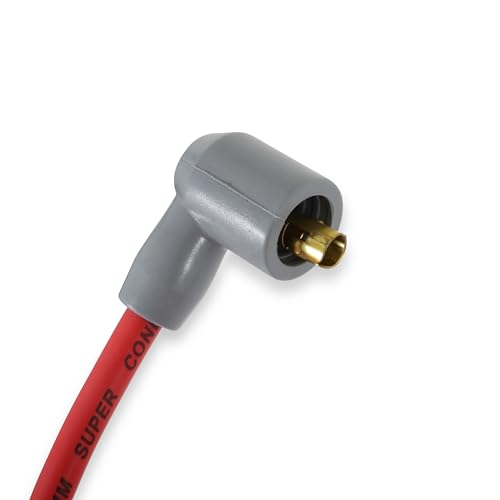 MSD 35389 Super Conductor Spark Plug Wire Set, Red
