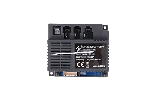 Ride On Car 2.4G Bluetooth Remote Control and JR1932RX-P-24V Receiver Control Box Motherboard Kit for Electric Ride On Car
