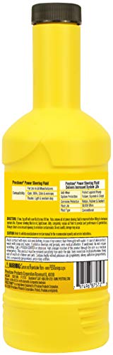 Prestone AS260-6PK Power Steering Fluid, 50,000 Miles, 12 oz., (Pack of 6) - size: 12 oz., style: Pack of 6