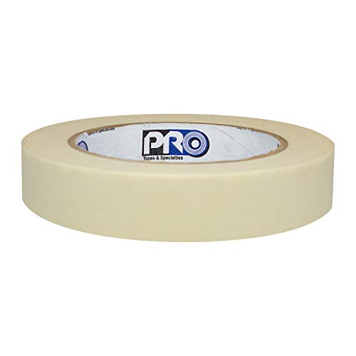 ProTapes Pro 795 Crepe Paper General Purpose Masking Tape, 60 yds Length x 1" Width, Tan (Pack of 1) - size: 1" (Pack of 1)