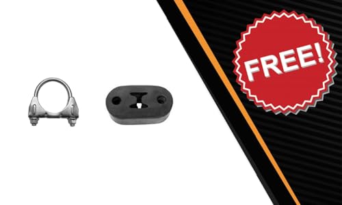 Northeastern Exhaust | Stainless Steel Exhaust Tail Pipe Compatible for Jeep Cherokee 1996-1999 2.5L | Jeep Cherokee 1996-2001 4.0L | Free Hanger and Clamp Included | Automotive Replacement Part