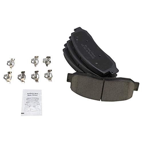 TRQ Front and Rear Brake Pads Ceramic - color: Ceramic, size: BFA12920