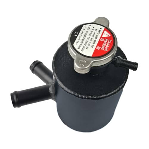 Universal 32mm Hose Filler Neck Aluminum Coolant Overflow Expansion Reservoir Tank