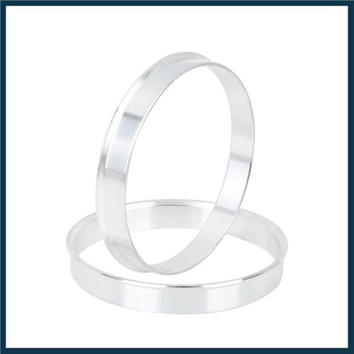 4pcs 66.6 to 64.1 mm Aluminium Alloy Car Hub Centric Rings Wheel Bore Spacer Automotive Parts