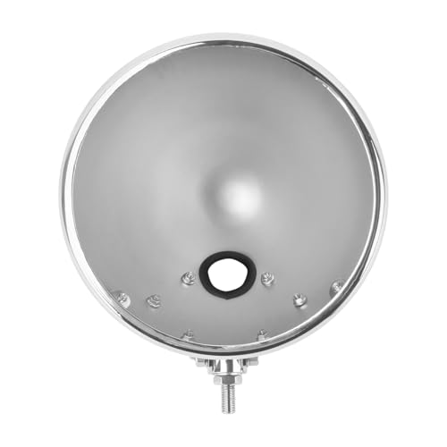 Motorcycle 7" Headlight Housing 7 Inch Head Lamp Bucket Fit for Harley Dyna Softail FX Custom Sportster XL (Chrome) - color: Chrome