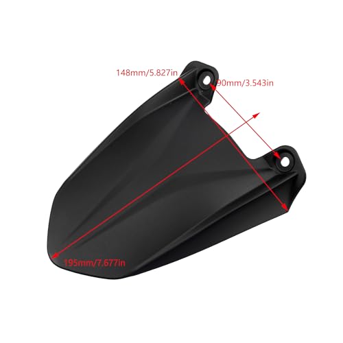 Rear Fender Mudguard,Dirt Bike Rear Mud Protector For Talaria Sting MX3 MX4 Electric Motorcycle Ebike - color: Rear Fender, size: Plastic