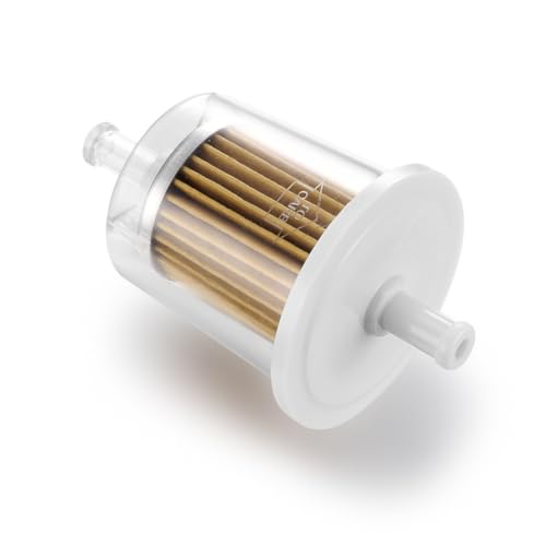 FUEL FILTER INDUSTRIAL HIGH PERFORMANCE UNIVERSAL INLINE GAS FILTER 5/16" 2 Pack