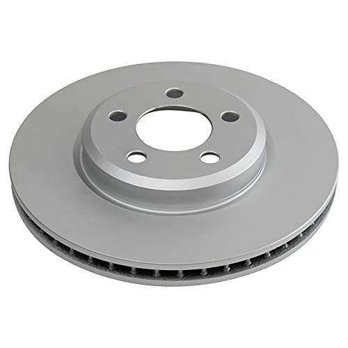 TRQ Front and Rear Brake Rotor Set G Coated - style: BRA15436