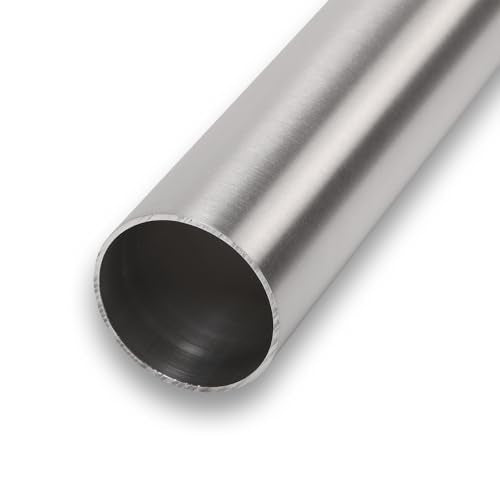 1.75 Inch 45mm OD Aluminum Intercooler Pipe Piping Air Intake Tube Straight 11.8" 300mm Long, Brushed Finish - color: Straight - 1PC, size: OD: 1.75" (45mm)
