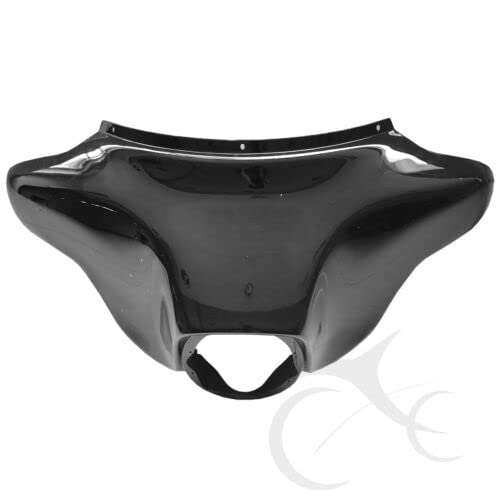 TCMT Black ABS Batwing Inner Outer Fairing Fit For Harley Touring Street Glide FLHX Electra Glide Ultra Classic FLHT FLHTC FLHTCU 1996-2013 - color: Vivid Black, size: Inner & Outer