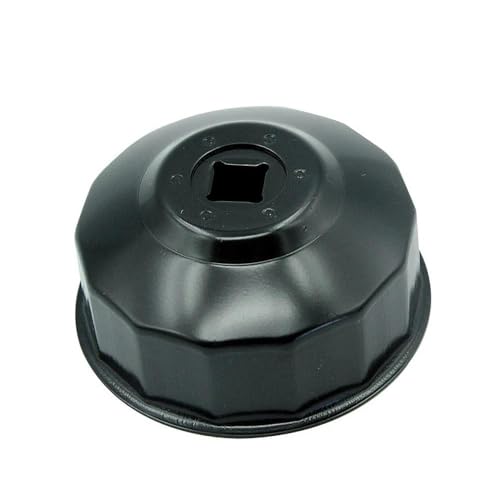 65mm Oil Filter Socket 3/8" Drive, 14-Flute Non-Slip Removal Wrench